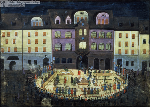Abendmusik eines <i>Collegium Musicum</i> in Hamburg (ca. 1740)